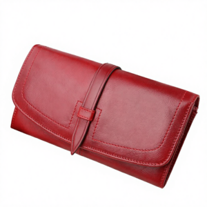 European & American Style Women’s Genuine Leather RFID Long Wallet