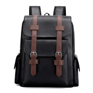 Men’s Leather Laptop Backpack | Custom Logo Travel Backpack Manufacturer