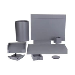 Premium leather desk accessories crafted for modern professional workspaces