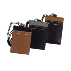 Premium Leather Lanyards & ID Holders for Professional Use